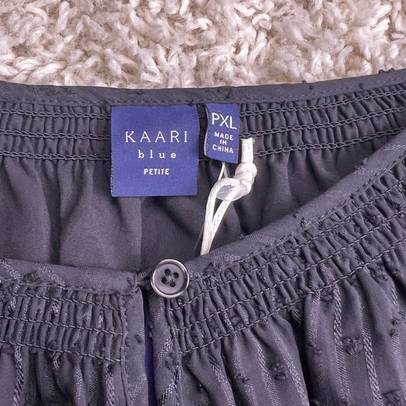 WOMENS KAARI BLUE TOP NWT SIZE PXL - Picture 3 of 14